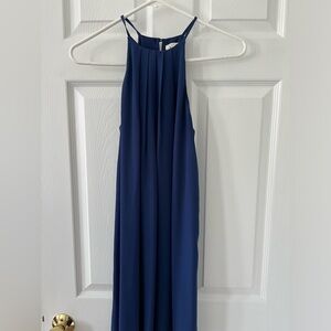 blue mini dress, small